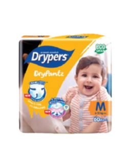 Drypers DryPantz Mega Pack - Medium 58s