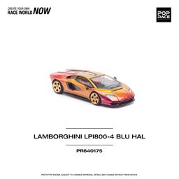 POP RACE MODEL 1/64 LAMBORGHINI COUNTACH LP 800-4 BLU HAL