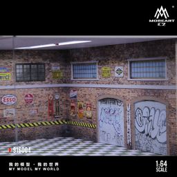 MOREART DIORAMA MODEL 1/64 REPAIR SHOP