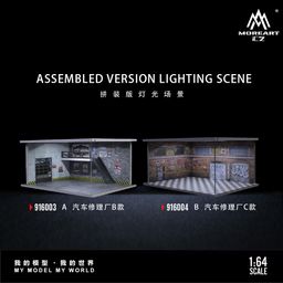 MOREART DIORAMA MODEL 1/64 REPAIR SHOP