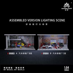 MOREART DIORAMA MODEL 1/64 REPAIR SHOP