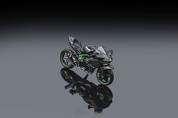 KAWASAKI H2R MODEL 1/64 - BLACK