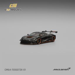 CM MODEL 1/64 MCLAREN 720 SGT3X - BLACK