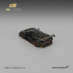CM MODEL 1/64 MCLAREN 720 SGT3X - BLACK