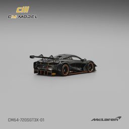 CM MODEL 1/64 MCLAREN 720 SGT3X - BLACK