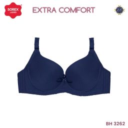 Sorex Bra 3262 Extra Comfort Busa Sedang Kawat Kait 3 Cup C