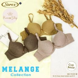 Sorex Bra 11105 Extra Comfort Busa Sedang Kawat Kait 3 Cup C