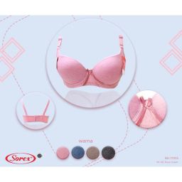 Sorex Bra 11105 Extra Comfort Busa Sedang Kawat Kait 3 Cup C