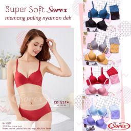 Sorex Bra 17237 Extra Comfort Busa Sedang Kawat Kait 2 Cup B