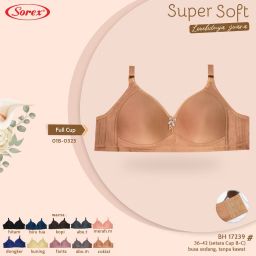 Bra Sorex TANPA KAWAT/BH sorex 17239 super soft/CUP BESAR C UK 36-42