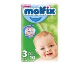Couches bébé Molfix – N3 – 10pcs