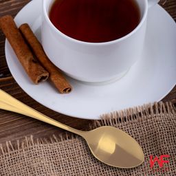 WF JUSTIN TEA SPOON SATIN GOLD SET/4 SENDOK TEH PREMIUM