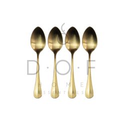 WF JUSTIN TEA SPOON SATIN GOLD SET/4 SENDOK TEH PREMIUM
