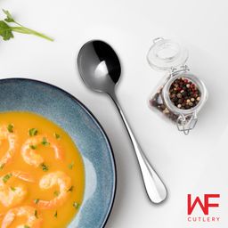 WF JUSTIN ROUND SOUP SPOON SET/4 SENDOK SUP PREMIUM