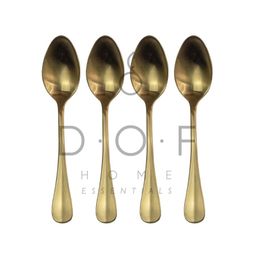 WF JUSTIN DESSERT SPOON SATIN GOLD SET/4 SENDOK KUE PREMIUM