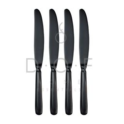 WF JUSTIN DINNER KNIFE SATIN BLACK SET/4 PISAU MAKAN PREMIUM