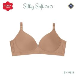 Bra Silky Soft 9814 Sorex Wanita Busa Sedang Tanpa Kawat Kait 3