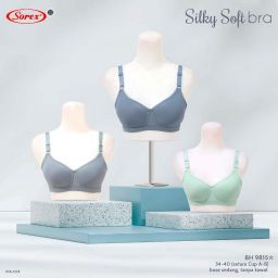 Bra Sorex 9815 Silky Soft Premium Tanpa Kawat Cup B