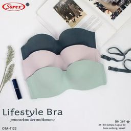 Sorex Bh Bra 267 Seamless Push Up Bra Kawat Kait 2 Cup B