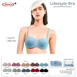 Sorex Bh Bra 267 Seamless Push Up Bra Kawat Kait 2 Cup B