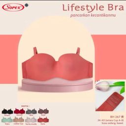 Sorex Bh Bra 267 Seamless Push Up Bra Kawat Kait 2 Cup B