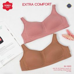 BH SOREX EXTRA COMFORT 9861 TANPA KAWAT UK 34-40 CUP C