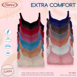 BH SOREX EXTRA COMFORT 9861 TANPA KAWAT UK 34-40 CUP C