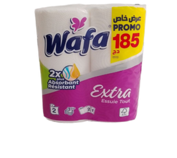 Papier Essuie tout Wafa Extra – 2 pcs