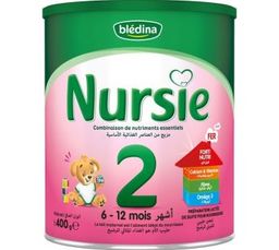 Lait Nursie 2 ème age – 6 à 12 mois – 400g