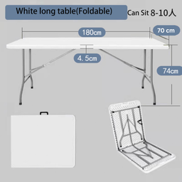 HALF FOLDING STRONG TABLE (MEJA) 