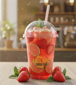 Cocktail Mojito à la fraise 