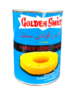 Ananas Au Sirop Léger GOLDEN SMILE 565g