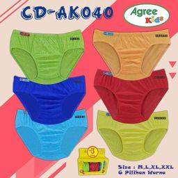 CELANA DALAM ANAK AGREE BOYS SNI AK040 (1 BOX ISI 3)