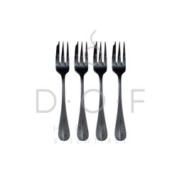 WF JUSTIN PASTRY FORK SATIN BLACK SET/4 GARPU KUE PREMIUM
