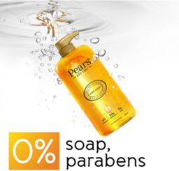 Pears Pure & Gentle Body Wash - Soothing Natural Extracts Shower Gel