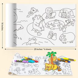 Jar Meló – Sticky Drawing Paper – Animal Stories