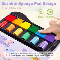 Jar Meló – Finger Painting & Fingertip Stamp Fun