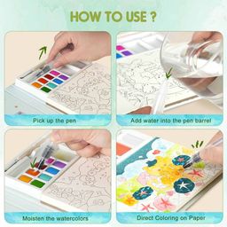 Jar Meló – Watercolouring Book – Whimsical Pet Paradise