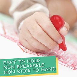 Jar Meló – Beeswax Crayons – Cute Dinosaur – 12 Colours