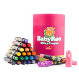 Baby Roo Silky Washable Crayons – 24 Colours
