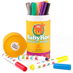 Baby Roo Washable Markers – 12 Colours
