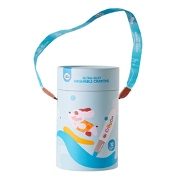 Jar Meló – Twistable Washable Silky Crayons in Carry Case – 12 Colours