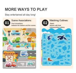 Mideer – Reusable Jelly Sticker Set – Incredible Aquarium – 43pcs
