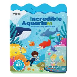 Mideer – Reusable Jelly Sticker Set – Incredible Aquarium – 43pcs