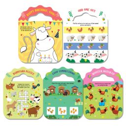 Carry along Farm activity book