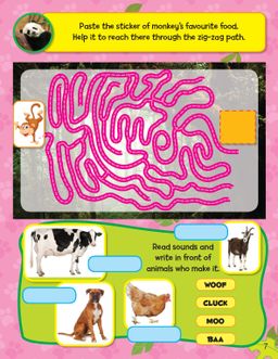 Sticker Activity Book - Jungle