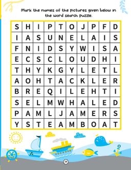 I can solve activity book - Ocean (64 pages)
