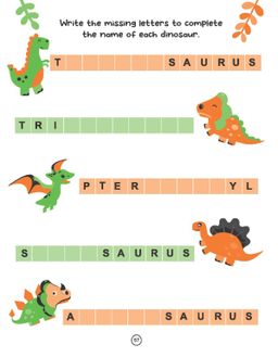 I can solve activity book - Dinosaurs (64 pages)