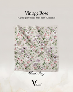 Vintage Rose in Classic Grey