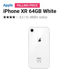 iPhone XR 64GB White